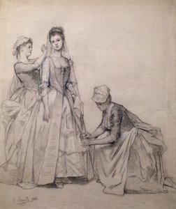 Atendiendo a la novia de Joseph Caraud